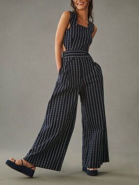 Maeve- Anthropologie Pinafore Jumpsuit